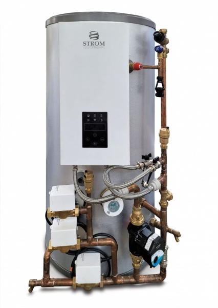 Strom 14.4Kw Single Phase Heat Only Boiler & 150L P/Plumb Indirect Cyl